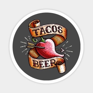 TACOS & BEER Magnet